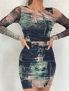 About Now Time Dress - Winter Green