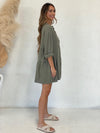 Portsea Dress - Khaki