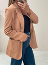 Poppy Blazer-Clay