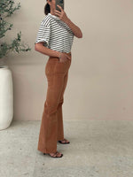 Huntley Cord Flare Pant - Tan