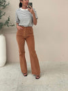 Huntley Cord Flare Pant - Tan