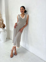 Sumatra Stripe Knit Maxi