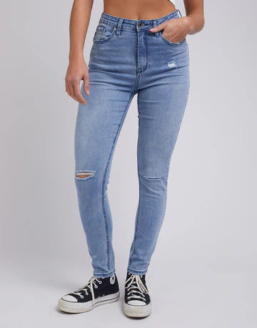 Vice High Skinny Jean|blue skinny jeans – Frankii Clothing