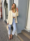 Poppy Blazer - Bone